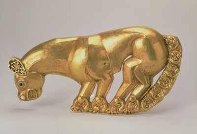 Shield Emblem in the Form of a Panther, 700-650 BC by Scythian